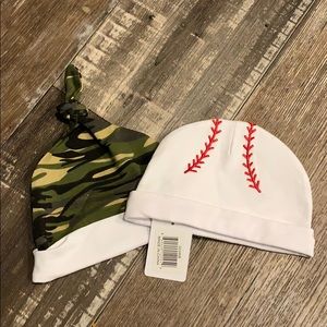 Baseball and Camo hats